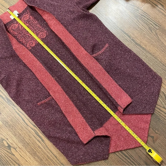 Deirdre Minogue Knitwear Silk & Wool Blend Cardigan Sweater Made in Ireland - Picture 9 of 13